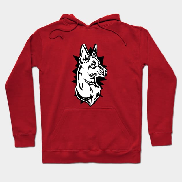 Doberman Pinscher Hoodie by finnduffstuff